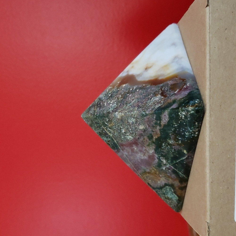 Ocean Jasper pyramid